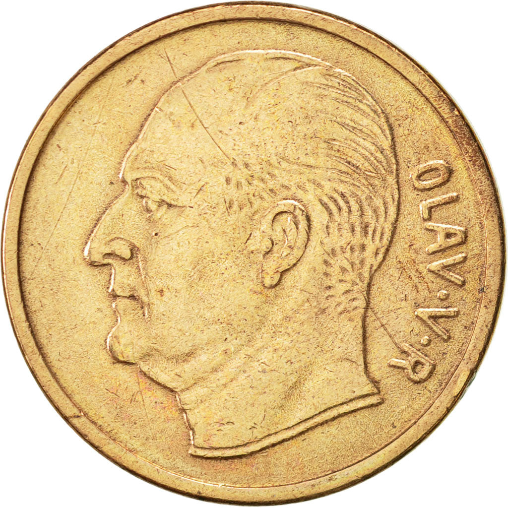 Monnaie, Norvège, Olav V, 5 Öre, 1968, TTB+, Bronze, KM:405