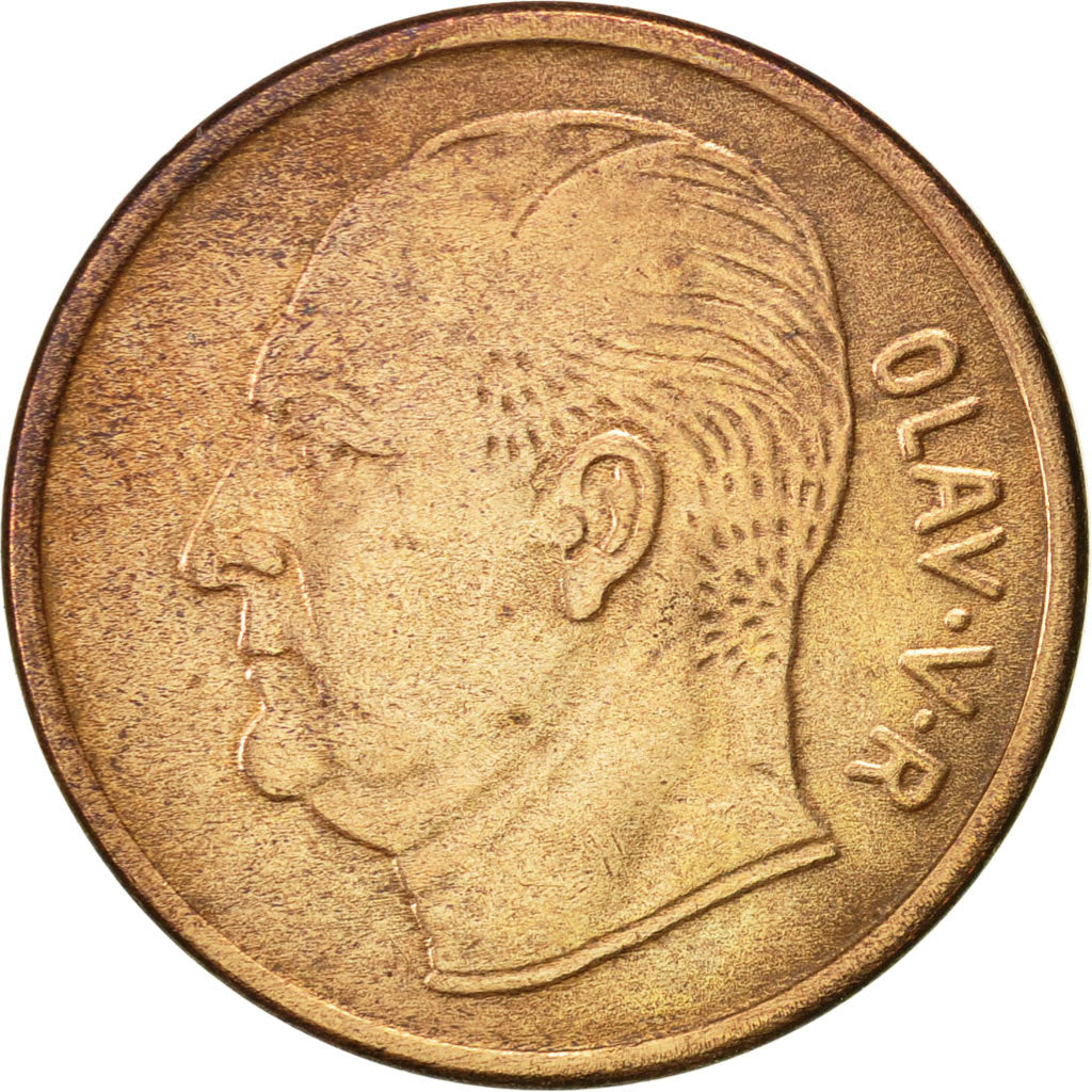 Monnaie, Norvège, Olav V, 5 Öre, 1967, TTB, Bronze, KM:405