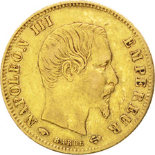 Francia, Napoleon III, Napoléon III, 5 Francs, 1859, Paris, BB, Oro, KM:787....