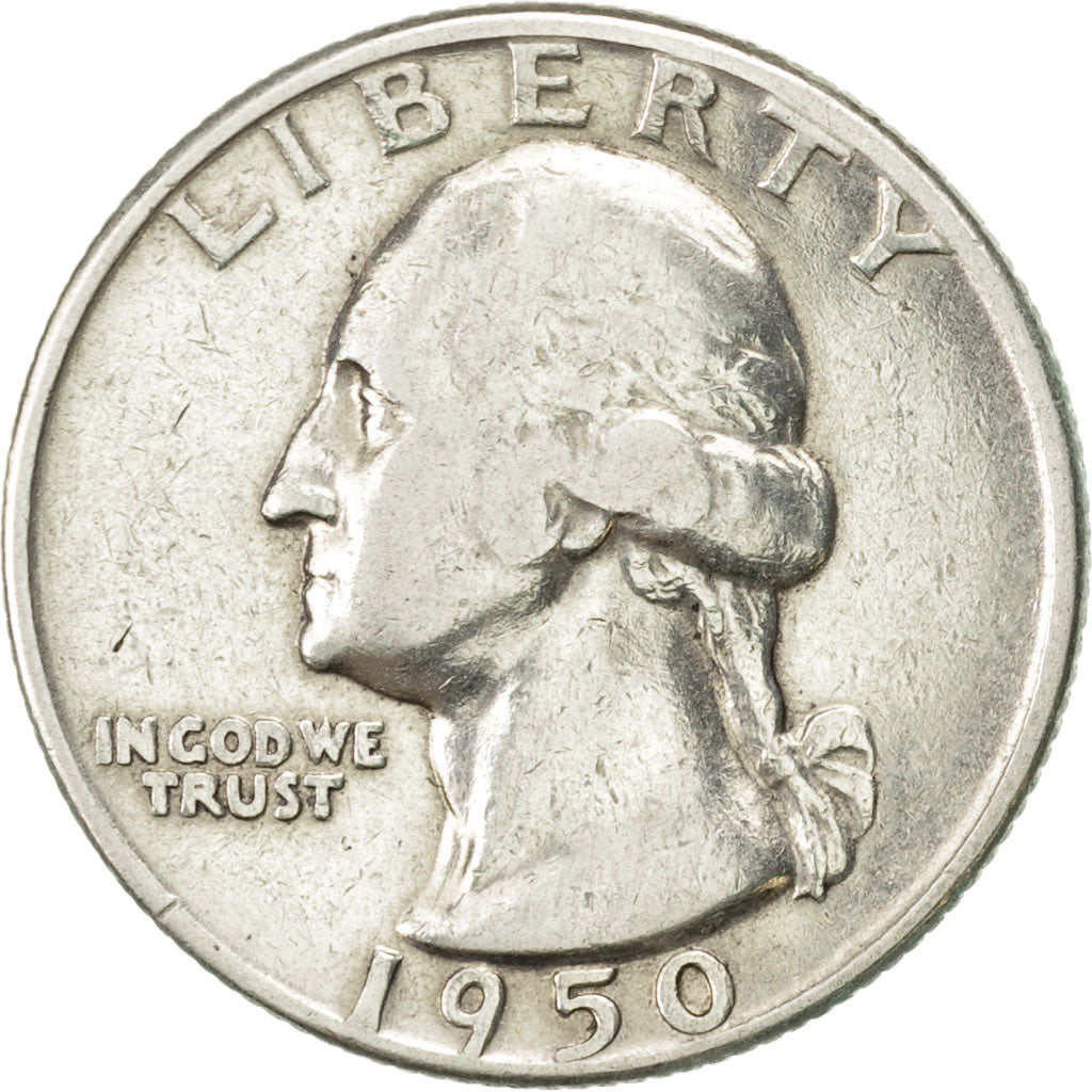 Coin, United States, Washington Quarter, Quarter, 1950, U.S. Mint, Philadelphia