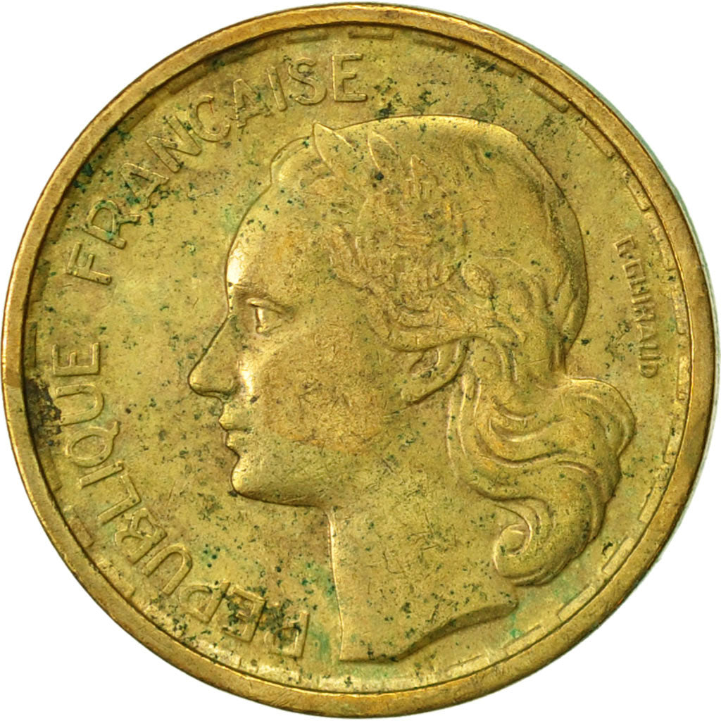 Coin, France, Guiraud, 10 Francs, 1950, Beaumont - Le Roger, EF(40-45)