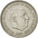 Coin, Spain, Caudillo and regent, 50 Pesetas, 1959, AU(50-53), Copper-nickel