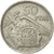 Moneda, España, Caudillo and regent, 50 Pesetas, 1959, MBC+, Cobre - níquel