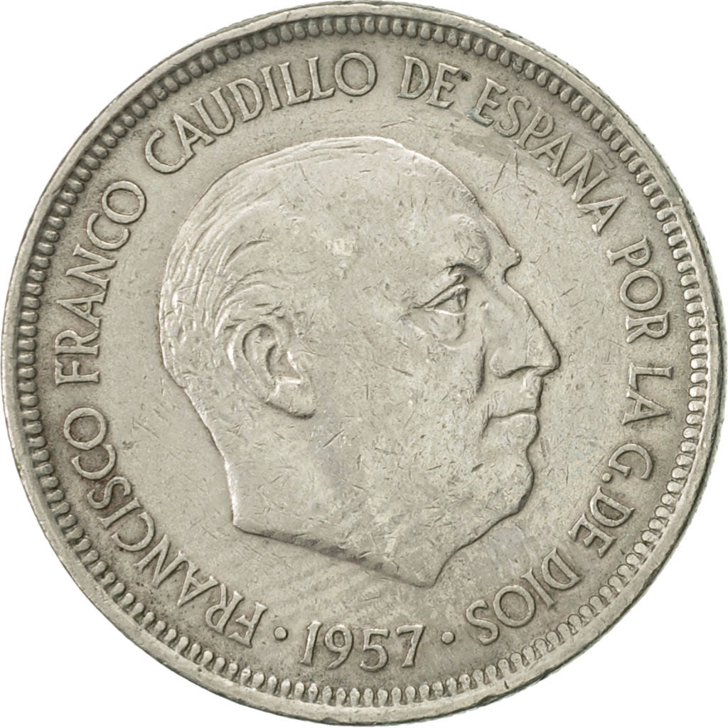 Münze, Spanien, Caudillo and regent, 5 Pesetas, 1970, SS+, Copper-nickel