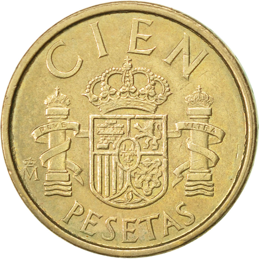 Coin, Spain, Juan Carlos I, 100 Pesetas, 1990, Madrid, AU(55-58)