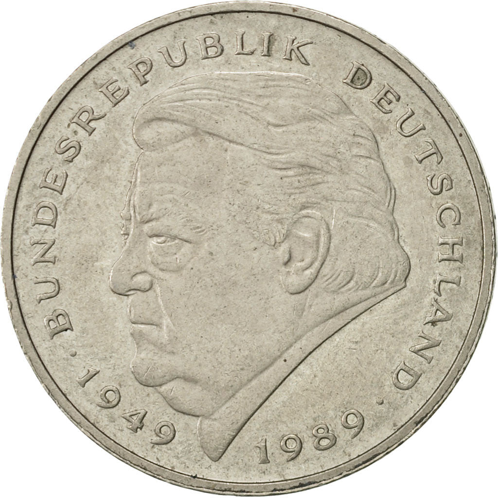 Coin, GERMANY - FEDERAL REPUBLIC, 2 Mark, 1996, Stuttgart, AU(50-53)