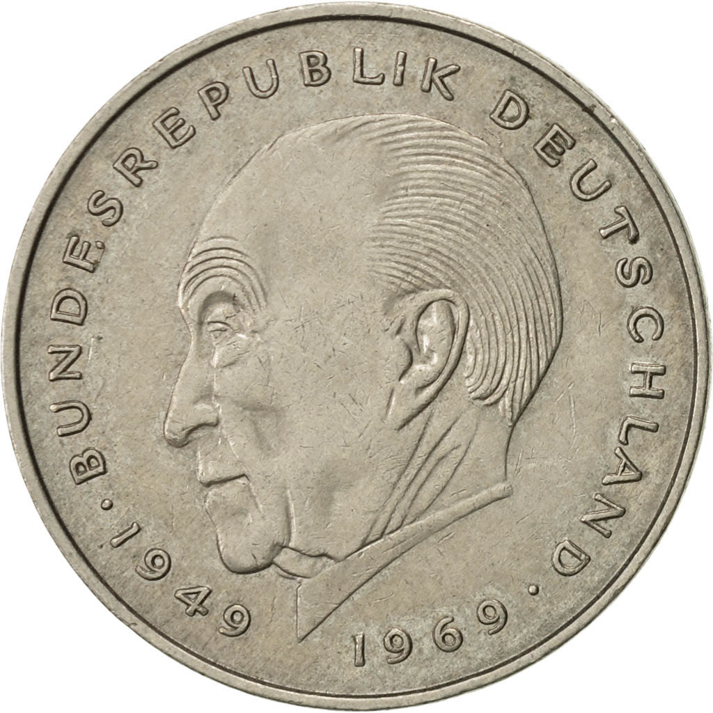 Coin, GERMANY - FEDERAL REPUBLIC, 2 Mark, 1981, Karlsruhe, AU(50-53)