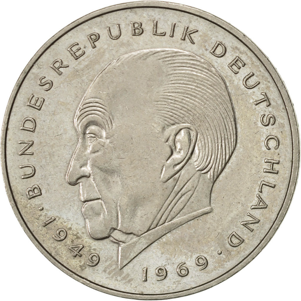 Coin, GERMANY - FEDERAL REPUBLIC, 2 Mark, 1982, Karlsruhe, AU(55-58)