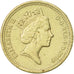 Münze, Großbritannien, Elizabeth II, Pound, 1990, SS+, Nickel-brass, KM:941