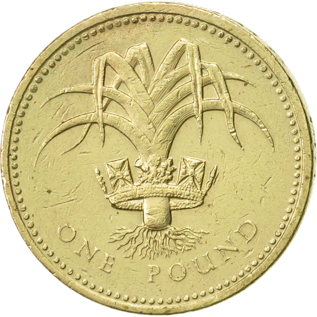 Münze, Großbritannien, Elizabeth II, Pound, 1990, SS+, Nickel-brass, KM:941