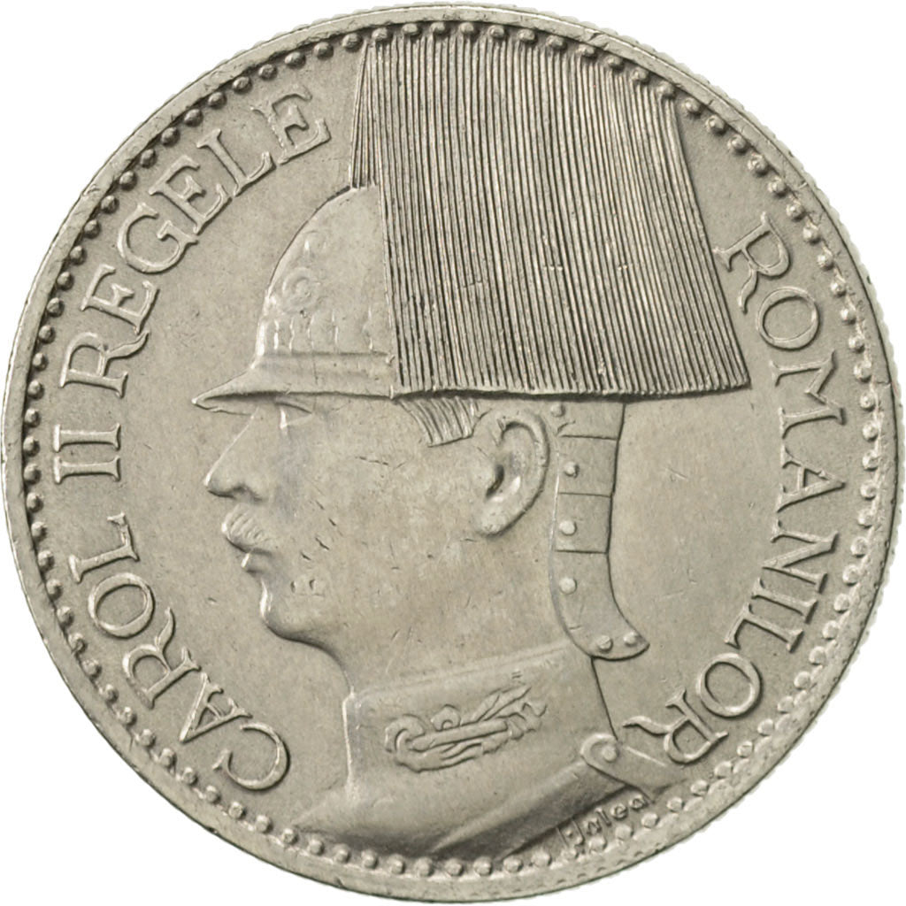 Romania, Carol II, 50 Lei, 1937, SPL-, Nichel, KM:55