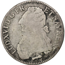 FRANCE, Écu aux branches d'olivier, ECU, 1789, Perpignan, KM #564.13, VF(30-35),