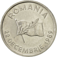 Moneta, Romania, 10 Lei, 1992, SPL-, Acciaio ricoperto in nichel, KM:108