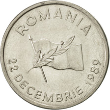 Romania, 10 Lei, 1992, AU(55-58), Nickel Clad Steel, KM:108