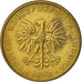 Monnaie, Pologne, 10 Zlotych, 1990, Warsaw, TTB, Laiton, KM:152.2