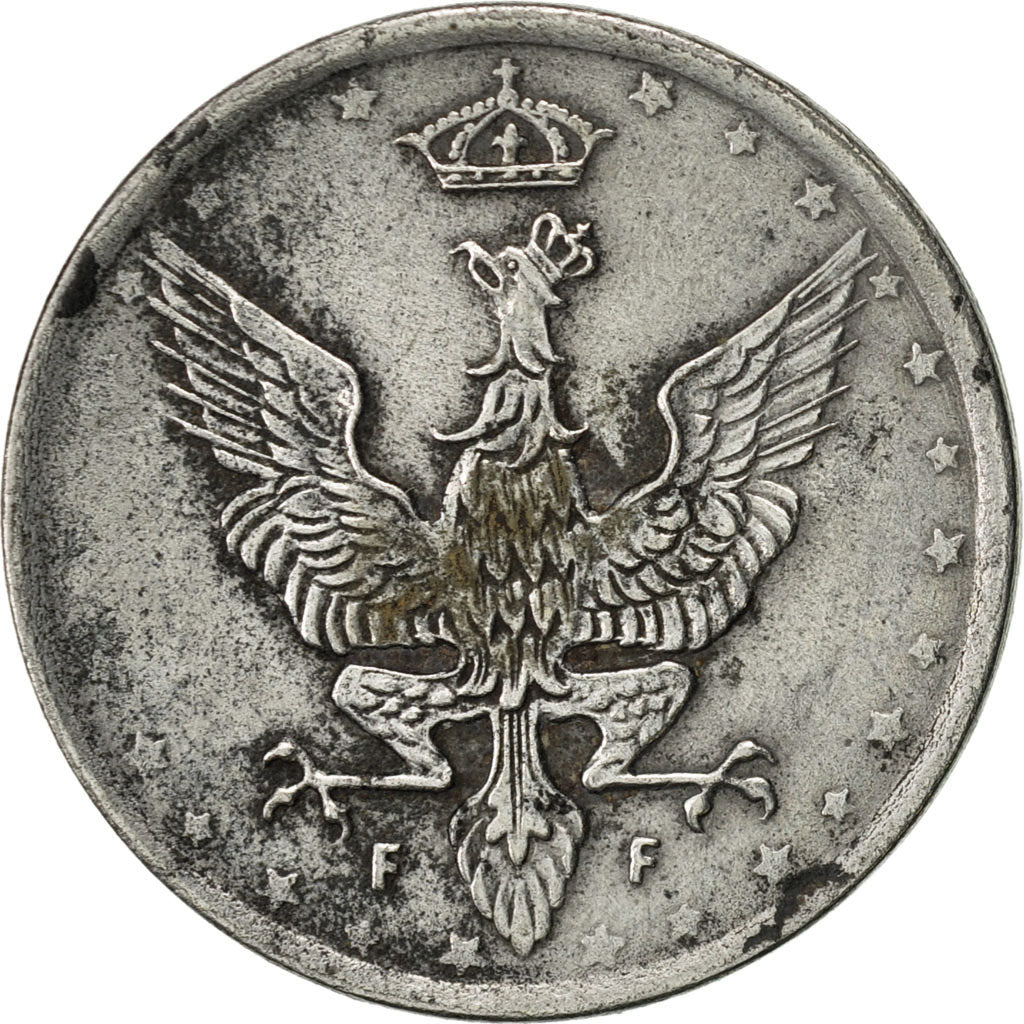 Poland, 20 Fenigow, 1918, Stuttgart, Germany, EF(40-45), Iron, KM:7