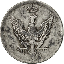 Poland, 10 Fenigow, 1917, Stuttgart, Germany, EF(40-45), Iron, KM:6
