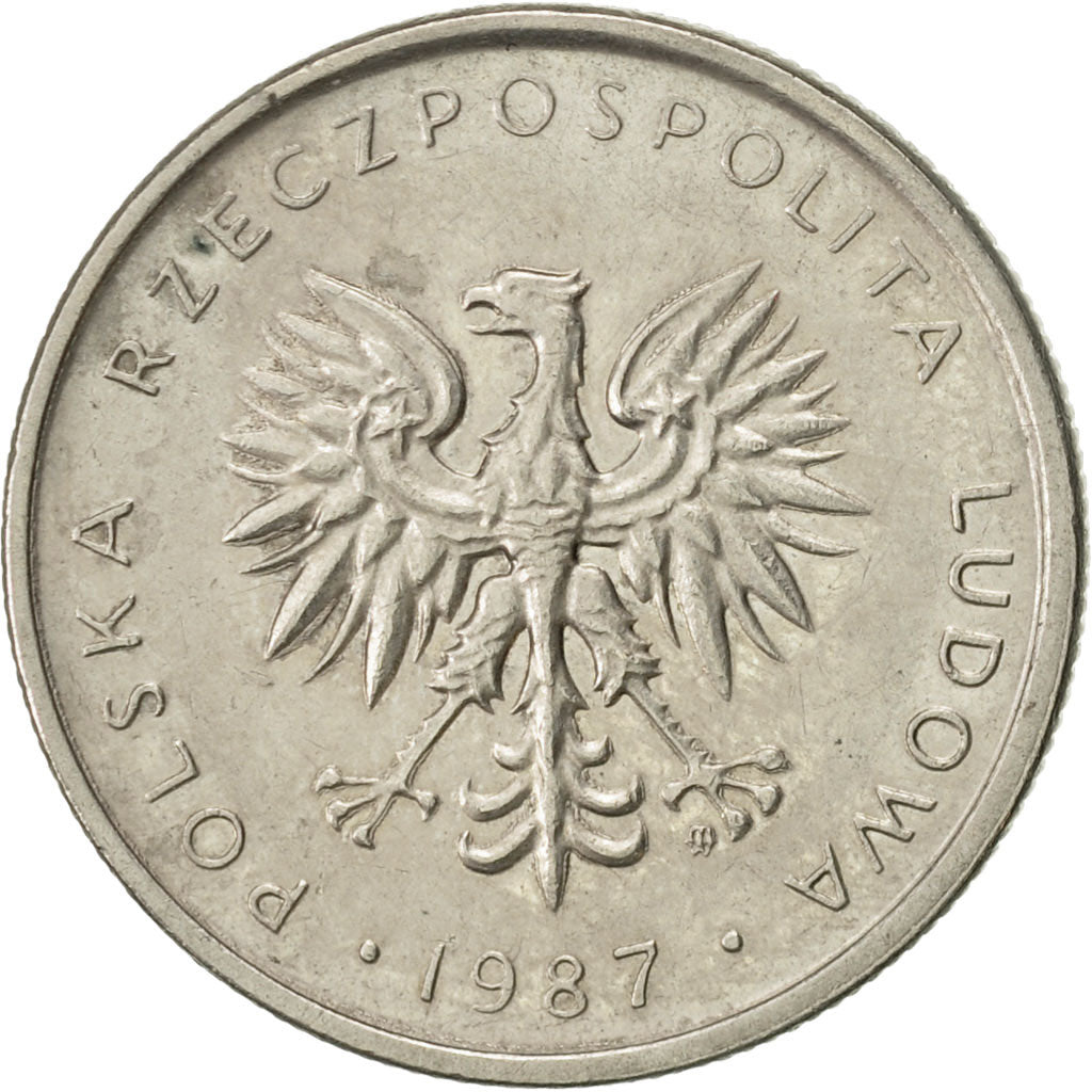 Monnaie, Pologne, 10 Zlotych, 1987, Warsaw, TTB+, Copper-nickel, KM:152.1