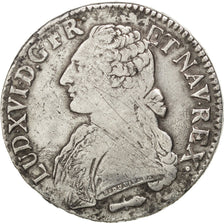 FRANCE, Écu aux branches d'olivier, ECU, 1786, Perpignan, KM #564.13, AU(50-53),