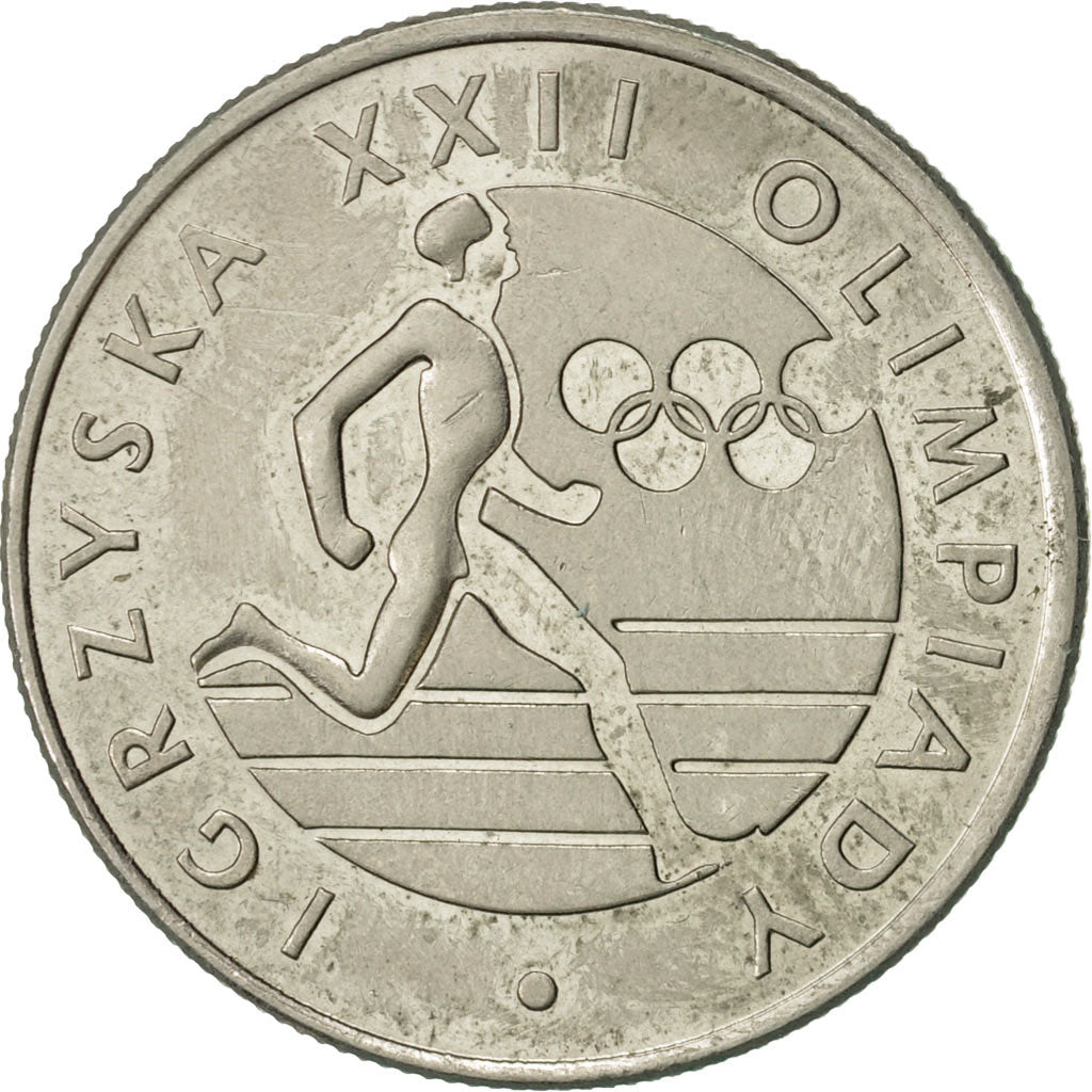 Münze, Polen, 20 Zlotych, 1980, Warsaw, SS+, Copper-nickel, KM:108