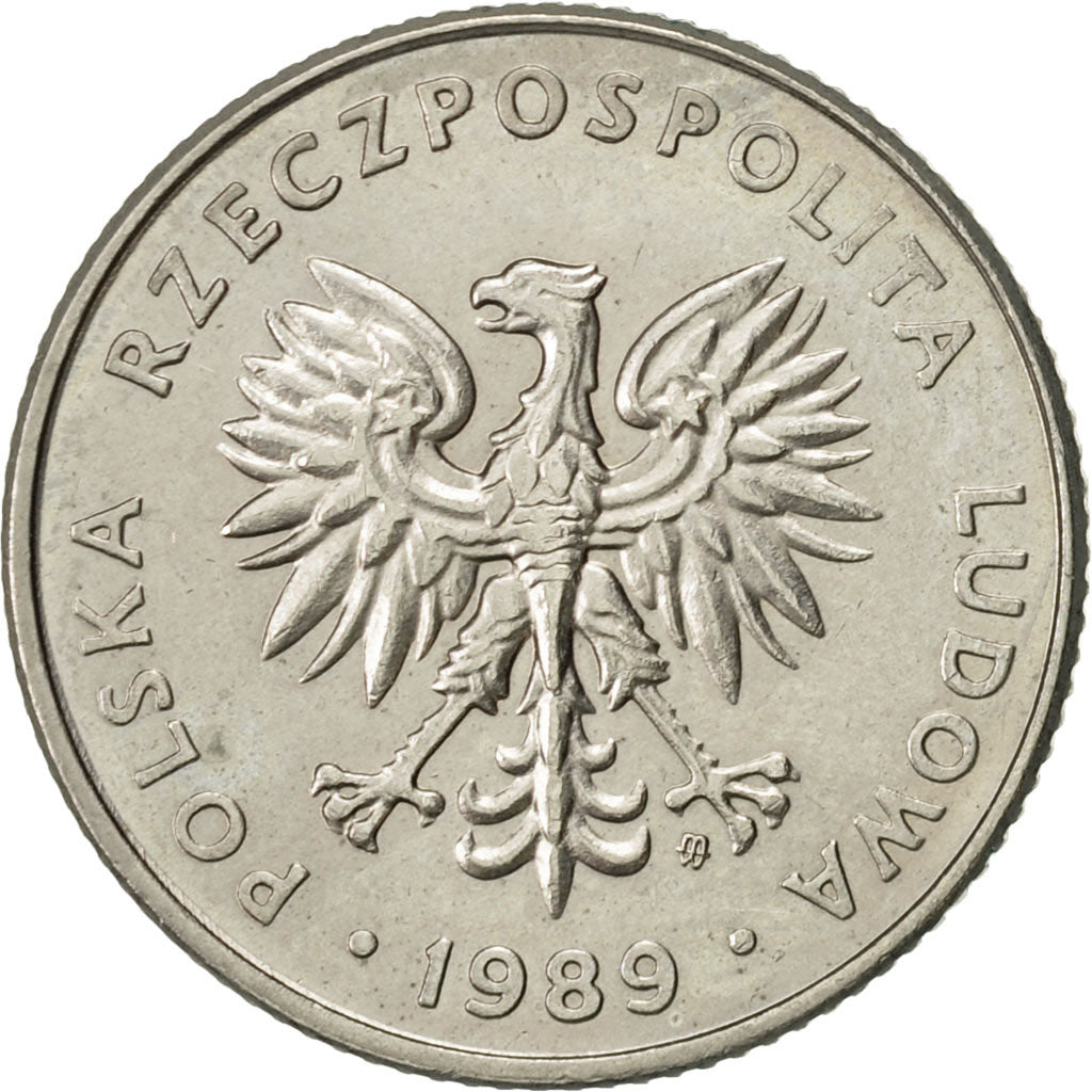 Munten, Polen, 20 Zlotych, 1989, Warsaw, PR, Copper-nickel, KM:153.2