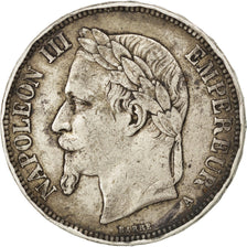Coin, France, Napoleon III, Napoléon III, 5 Francs, 1870, Paris, EF(40-45)