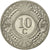Coin, Netherlands Antilles, Beatrix, 10 Cents, 2010, MS(63), Nickel Bonded