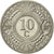 Coin, Netherlands Antilles, Beatrix, 10 Cents, 2010, MS(63), Nickel Bonded