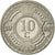 Moneda, Antillas holandesas, Beatrix, 10 Cents, 2008, SC, Níquel aleado con