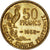 Coin, France, Guiraud, 50 Francs, 1958, AU(55-58), Aluminum-Bronze, KM:918.1