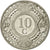 Moneda, Antillas holandesas, Beatrix, 10 Cents, 1998, SC, Níquel aleado con