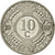 Coin, Netherlands Antilles, Beatrix, 10 Cents, 1996, MS(63), Nickel Bonded