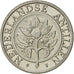 Coin, Netherlands Antilles, Beatrix, 25 Cents, 1998, MS(63), Nickel Bonded