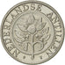 Coin, Netherlands Antilles, Beatrix, 25 Cents, 1998, MS(63), Nickel Bonded