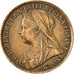 Great Britain, Victoria, Penny, 1901, EF(40-45), Bronze, KM:790