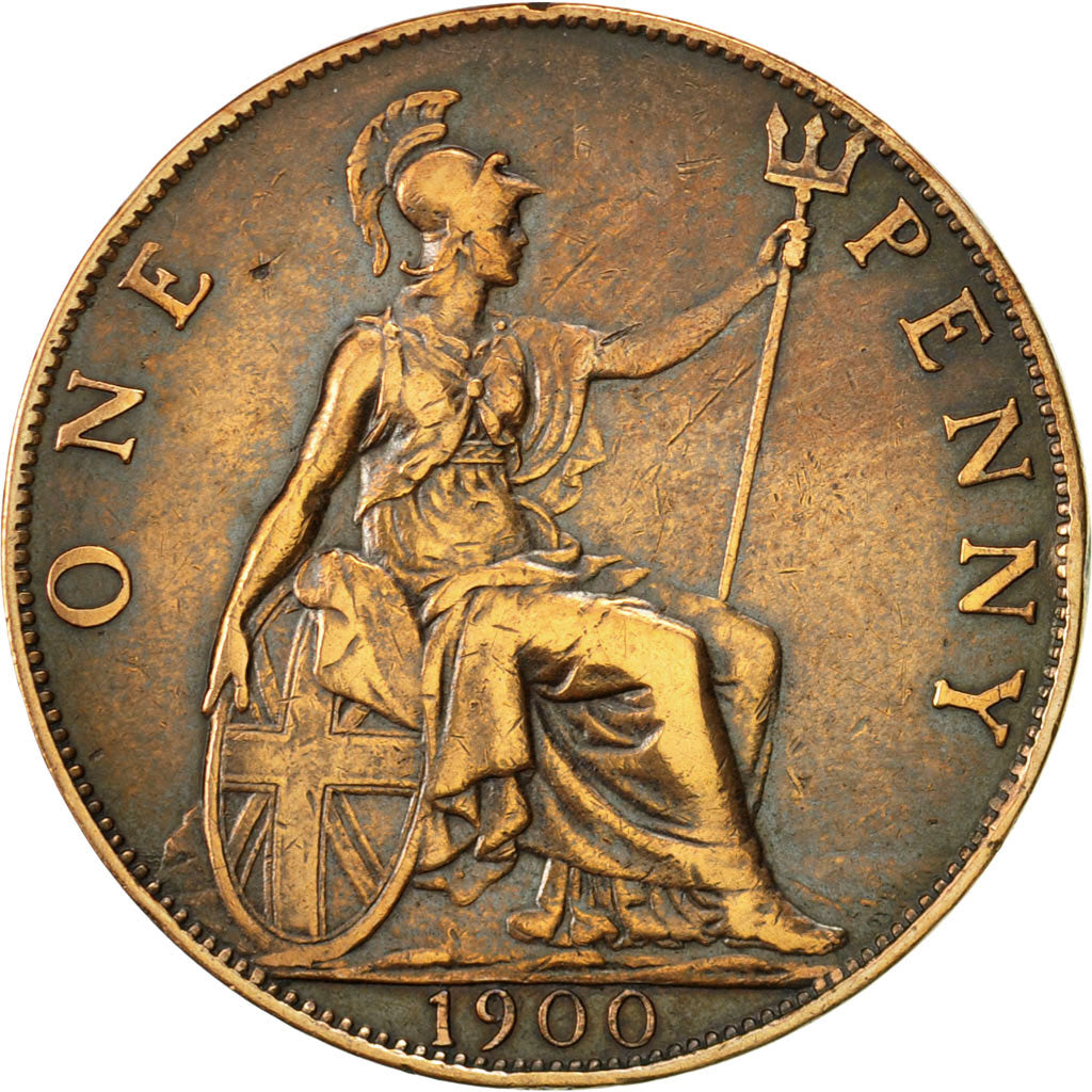 Great Britain, Victoria, Penny, 1900, EF(40-45), Bronze, KM:790