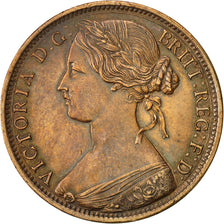 Great Britain, Victoria, Penny, 1861, EF(40-45), Bronze, KM:749.2