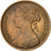 Great Britain, Victoria, Penny, 1861, EF(40-45), Bronze, KM:749.2