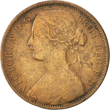 Great Britain, Victoria, Penny, 1863, VF(20-25), Bronze, KM:749.2