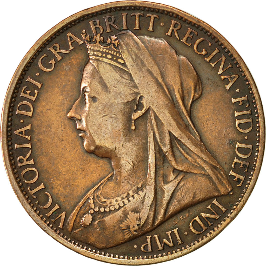 Great Britain, Victoria, Penny, 1895, EF(40-45), Bronze, KM:790