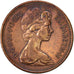 Monnaie, Grande-Bretagne, Elizabeth II, New Penny, 1973, TTB, Bronze, KM:915