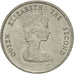 Moneda, Estados del Caribe Oriental , Elizabeth II, 10 Cents, 1991, EBC, Cobre -