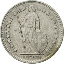 Coin, Switzerland, 1/2 Franc, 1943, Bern, AU(50-53), Silver, KM:23