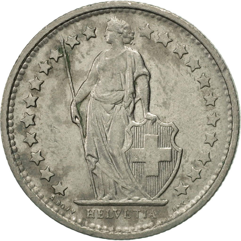 Monnaie, Suisse, 1/2 Franc, 1971, Bern, SUP, Copper-nickel, KM:23a.1