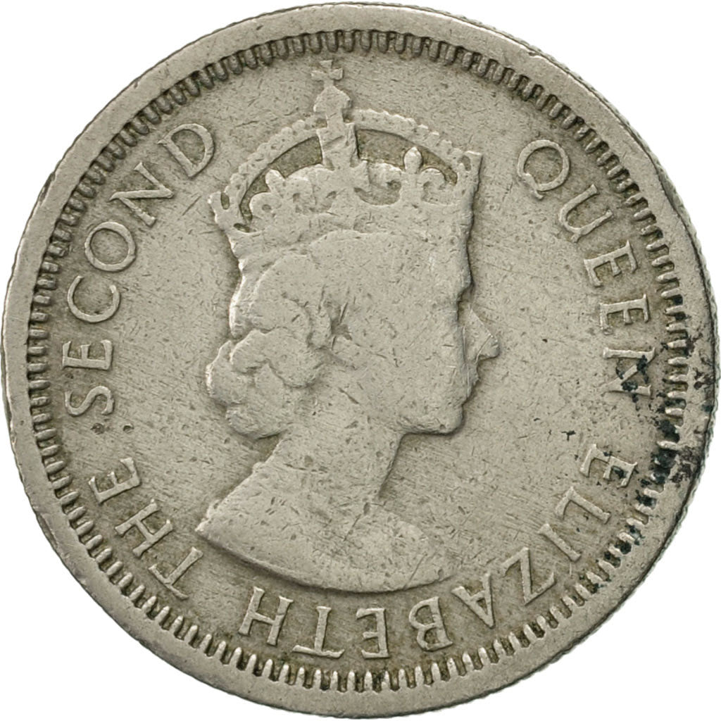 Coin, East Caribbean States, Elizabeth II, 10 Cents, 1956, VF(20-25)