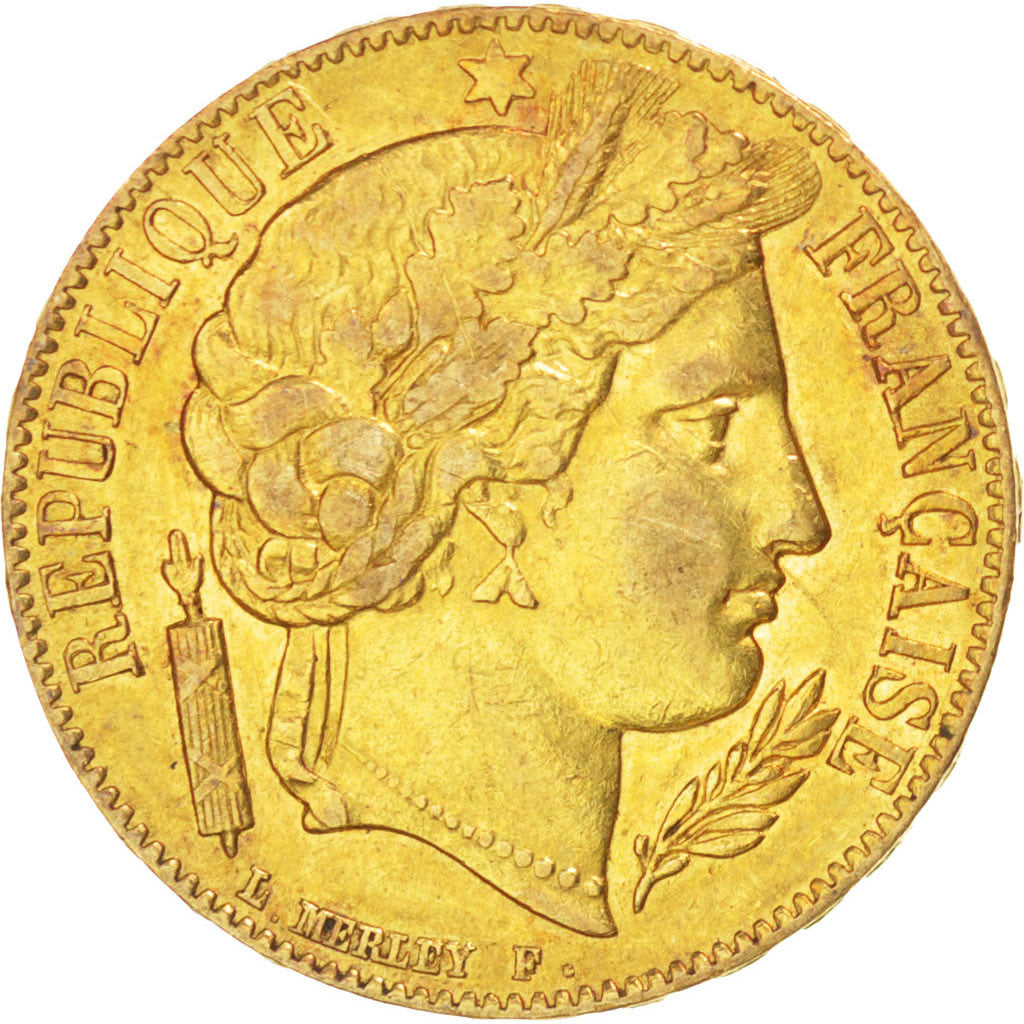 Francia, Cérès, 20 Francs, 1851, Paris, SPL-, Oro, KM:762, Gadoury:1059