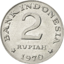 Coin, Indonesia, 2 Rupiah, 1970, AU(55-58), Aluminum, KM:21