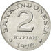 Monnaie, Indonésie, 2 Rupiah, 1970, SUP, Aluminium, KM:21