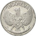 Moneda, Indonesia, 50 Sen, 1961, MBC+, Aluminio, KM:14