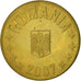 Coin, Romania, Ban, 2007, EF(40-45), Brass plated steel, KM:189